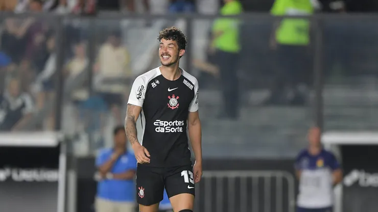 Gustavo Henrique, zagueiro do Corinthians. Foto: Thiago Ribeiro/AGIF.