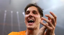 Nicolò Zaniolo em ação pelo Galatasaray.