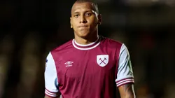 O zagueiro Luizão no West Ham (Photo by Ryan Hiscott/Getty Images)