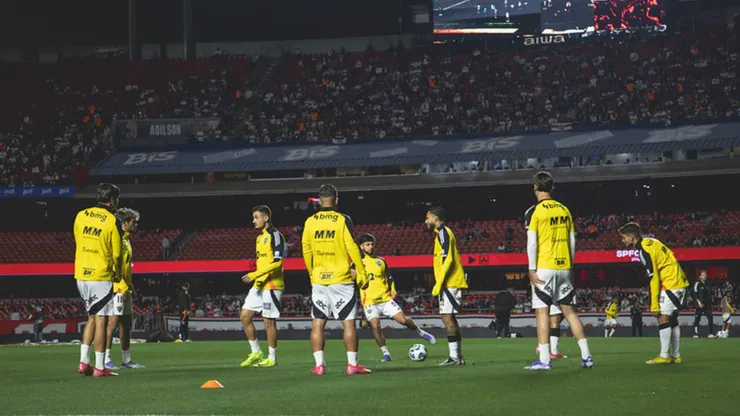 Atuação do time em derrota para São Paulo foi criticada (Foto: Pedro Souza / Atlético)