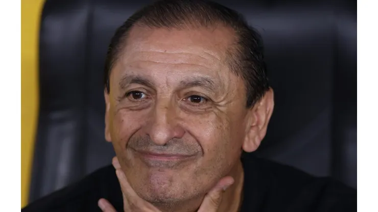 Ramon Díaz, atuando como técnico do Corinthians