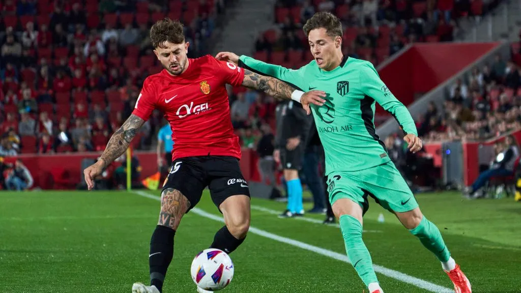 Pablo Maffeo, alvo do Galo. Foto: Rafa Babot/Getty Images