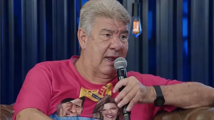 Joel Santana, durante participação em podcast (Reprodução/YouTube)