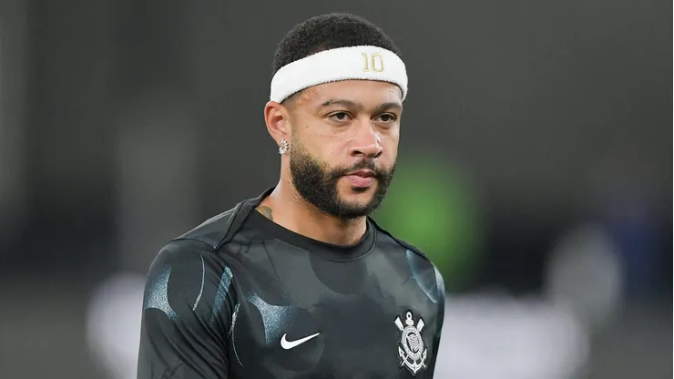Memphis Depay fica no Timão. Foto: Thiago Ribeiro/AGIF