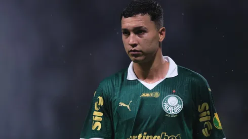 Thalys jogador do Palmeiras durante partida contra o Bragantino no estadio Arena Allianz Parque pelo campeonato Paulista 2025. Foto: Ettore Chiereguini/AGIF