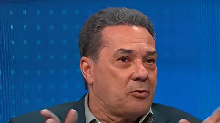 Vanderlei Luxemburgo durante o programa do Galvão. Foto: Reprodução/ YouTube Esporte na Band
