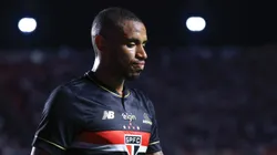 André Silva jogador do São Paulo durante partida contra o Atlético-MG no estádio Morumbi pelo campeonato Brasileiro A 2025. Foto: Marcello Zambrana/AGIF