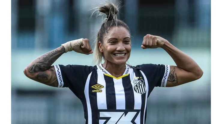 Laryh, jogadora do Santos. Foto: Reprodução/Redes Sociais