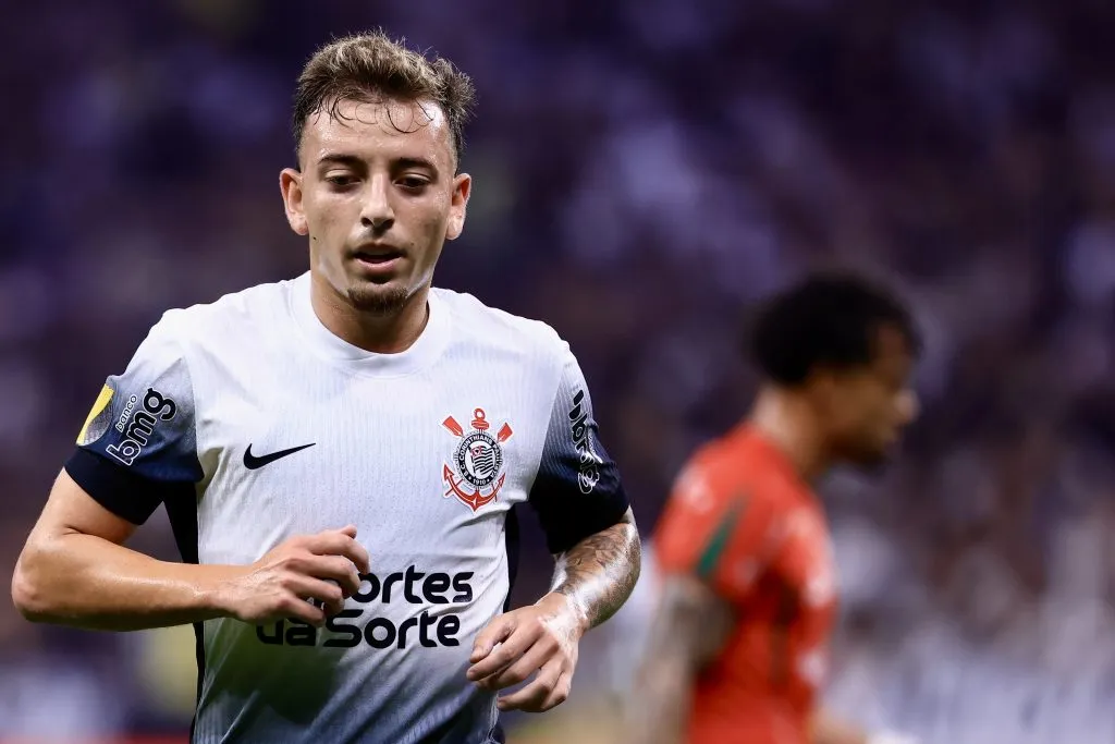 Ryan, jogador do Corinthians durante partida contra o Velo Clube no estadio Arena Corinthians pelo campeonato Paulista 2025. Foto: Marcello Zambrana/AGIF