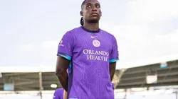 Barbra Banda, jogadora do Orlando Pride. Foto: Reprodução/Orlando Pride