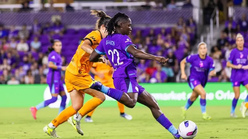 Jogadora do Orlando Pride. Foto: Reprodução/Orlando Pride