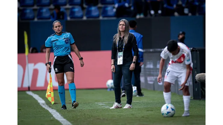 Técnica Emily Lima. Foto: Reprodução/CONMEBOL
