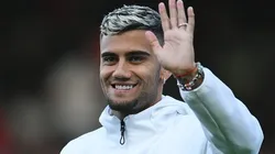 Andreas Pereira durante partida amistosa entre Fulham e Frankfurt, em Londres, na Inglaterra. Foto: Alex Broadway