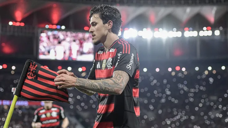 Pedro, jogador do Flamengo. Foto: Thiago Ribeiro/AGIF.