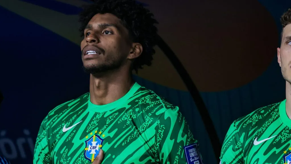 Hugo Souza pela Seleção Brasileira.; Foto: Fabio Giannelli/AGIF