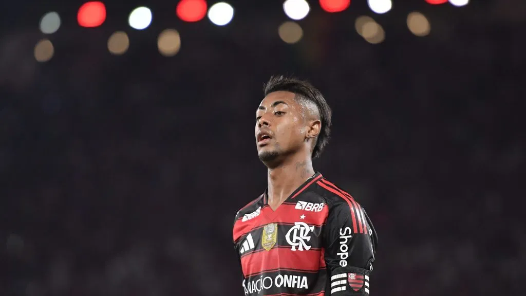 Bruno Henrique, atleta do Rubro-Negro. Foto: Thiago Ribeiro/AGIF.