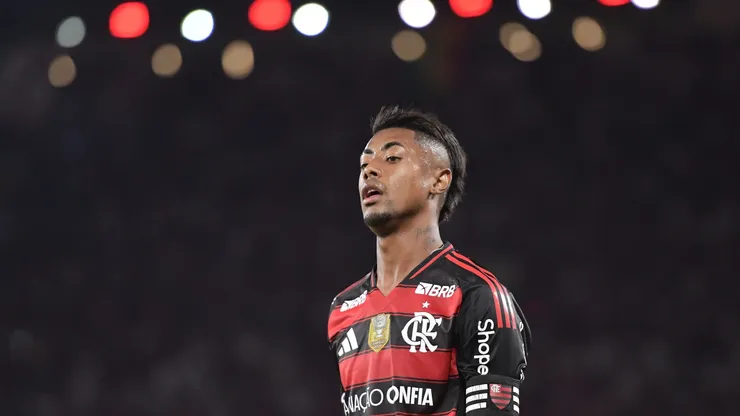 Bruno Henrique, atleta do Rubro-Negro. Foto: Thiago Ribeiro/AGIF.