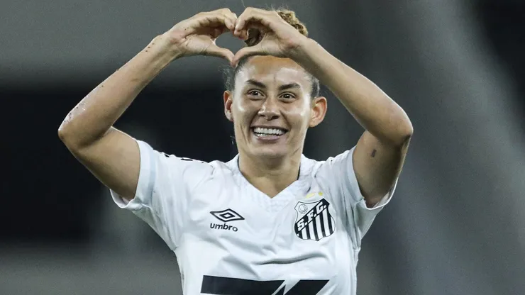 Carol Baiana marcou o gol da vitória do Santos na final - Foto: Reinaldo Campos/ Santos F.C