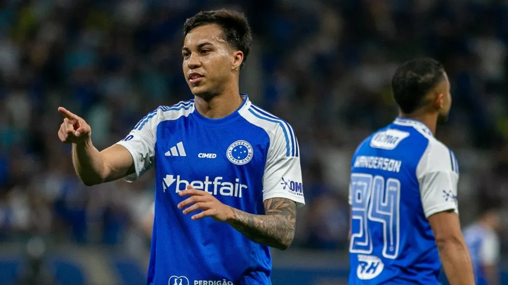 Kaio Jorge é a esperança de gols para o Cruzeiro – Foto: Fernando Moreno/AGIF