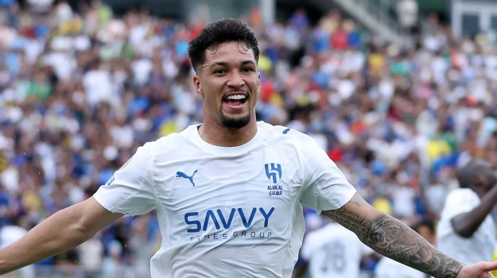 — Centroavante Marcos Leonardo (Foto: Megan Briggs/Getty Images)