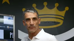 Juan Pablo Vojvoda durante apresentação no Santos - Foto: Mauricio De Souza/AGIF