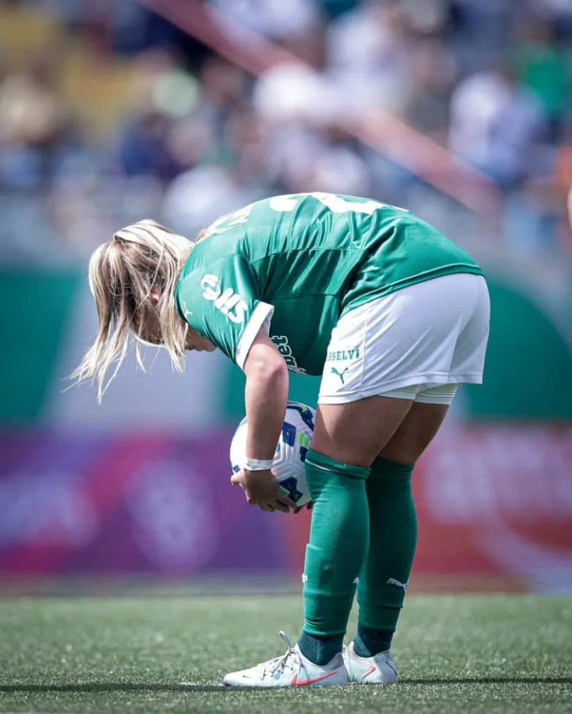 Andressinha, jogadora Alviverde. Foto: Cris Mattos/Staff Images Woman/CBF