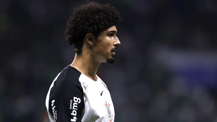 Andre Ramalho jogador do Corinthians durante partida contra o Palmeiras no estadio Arena Allianz Parque pelo campeonato Copa Do Brasil 2025. Foto: Marcello Zambrana/AGIF
