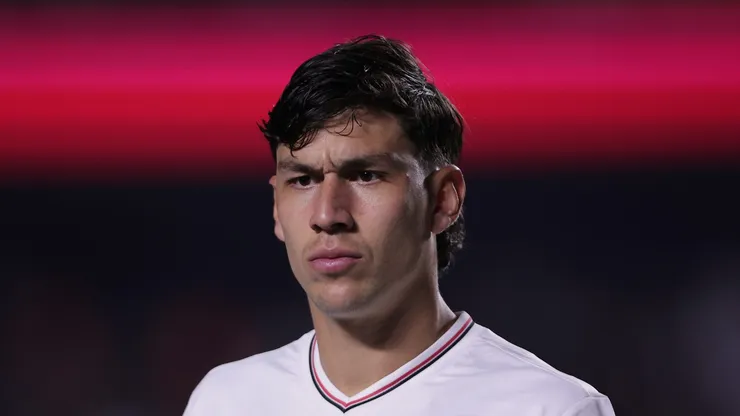 Ferraresi durante partida do SPFC na Série A