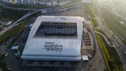 Vista Aerea da Neo Quimica Arena em Sao Paulo (SP), antes da partida entre Brasil e Paraguai pelas Eliminatorias da Copa do Mundo 2026. Foto: Marlon Costa/AGIF