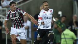 Neymar jogador do Santos durante partida contra o Fluminense no estadio Maracana pelo campeonato Brasileiro A 2025. Foto: Jorge Rodrigues/AGIF