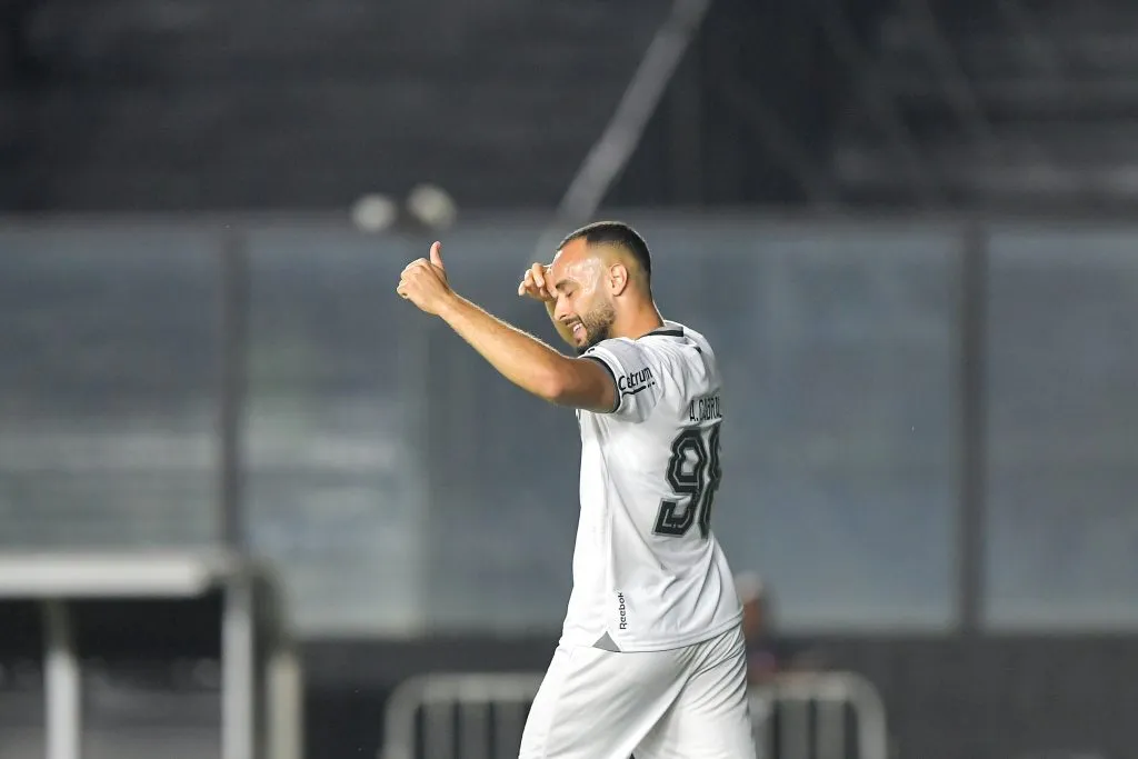 Arthur Cabral marcou o gol do Botafogo no empate com o Vasco, pela Copa do Brasil. Foto: Thiago Ribeiro/AGIF