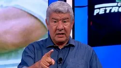 Joel Santana, em entrevista para a TV (Reprodução)
