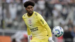 Hugo Souza falou sobre o clássico contra o Palmeiras. Foto: Thiago Ribeiro/AGIF