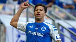 Kaio Jorge comemorando gol pelo Cruzeiro. Foto: Fernando Moreno/AGIF