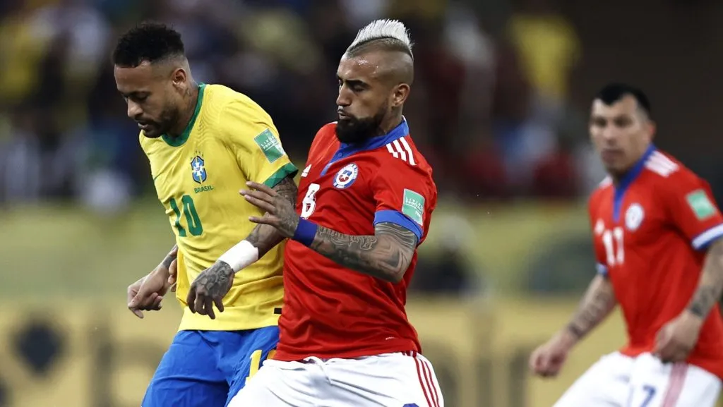 Brasil x Chile se enfrentam pelas Eliminatórias da Copa do Mundo. (Photo by Buda Mendes/Getty Images)