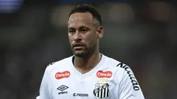 Neymar em ação diante do Flu