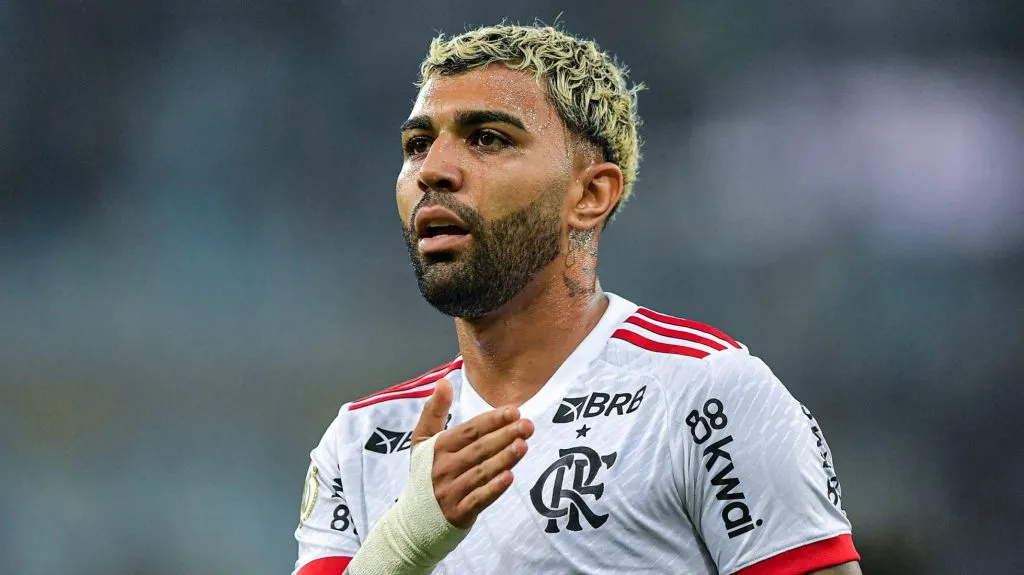 Gabigol pelo Flamengo. Foto: Thiago Ribeiro/AGIF