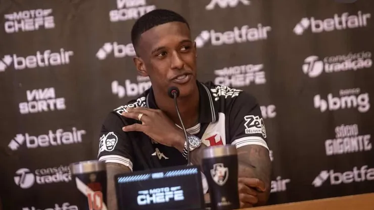 Robert Renan durante apresentação no Vasco - Foto: Dikran Sahagian/Vasco