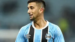 Cristian Olivera durante partida entre Grêmio e Corinthians, pelo Brasileirão, na Arena. Foto: Pedro H. Tesch