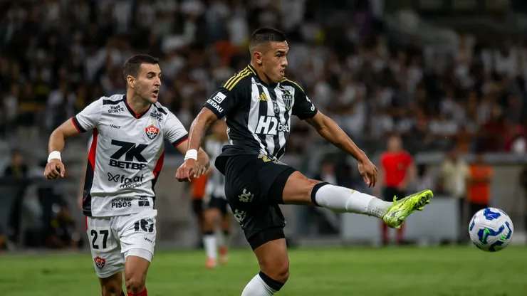 Cuello, jogador do Atlético-MG. Foto: Fernando Moreno/AGIF.