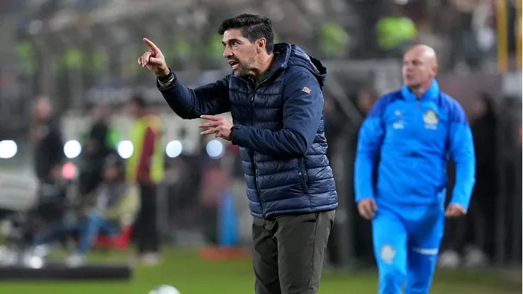 Abel Ferreira, técnico do Palmeiras em partida pela Conmebol Libertadores
