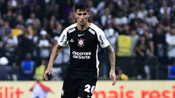 Fabrizio Angileri jogador do Corinthians durante partida contra o Novorizontino no estadio Arena Corinthians pelo campeonato Copa Do Brasil 2025. Foto: Fabio Giannelli/AGIF