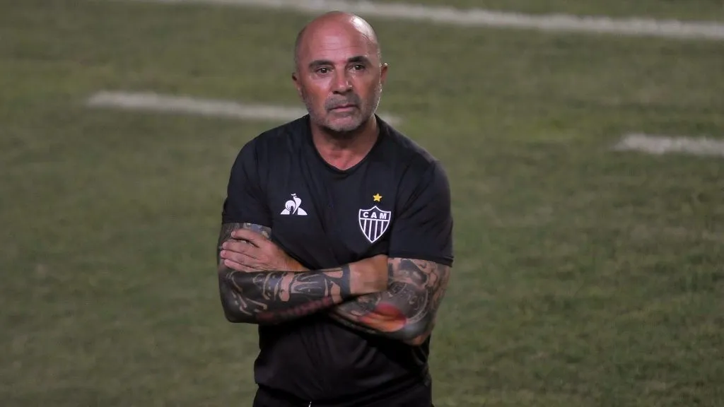 Jorge Sampaoli tecnico do Atletico-MG durante partida contra o Bahia no estadio Pituacu pelo campeonato Brasileiro A 2020. Foto: Jhony Pinho/AGIF