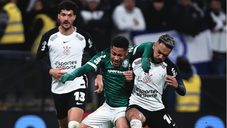 Corinthians x Palmeiras se enfrentam pelo Brasileirão. Foto: Ettore Chiereguini/AGIF