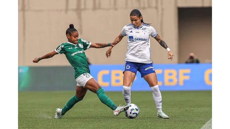 Cruzeiro x Palmeiras. Foto: Rebeca Reis/Staff Images Woman/CBF