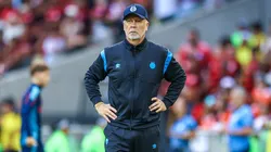 Mano Menezes em empate do Grêmio contra o Flamengo, no Maracanã.