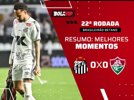 Em jogo morno, Santos e Fluminense ficam no empate pelo Brasileirão