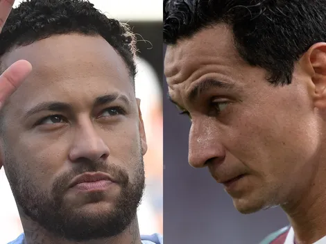 Ganso briga com Neymar em Santos X Fluminense