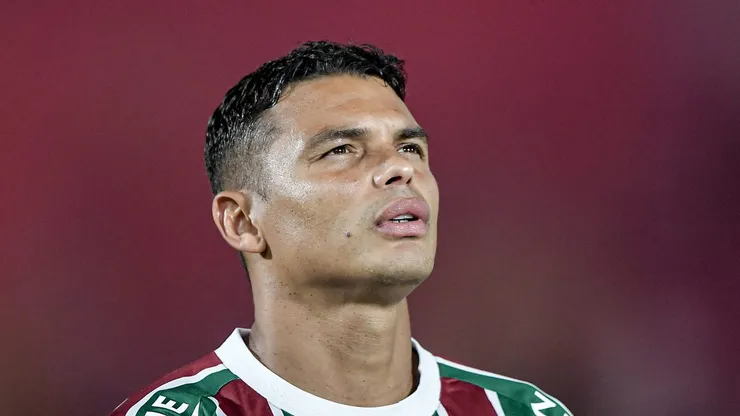 RJ - RIO DE JANEIRO - 17/07/2025 - BRASILEIRO A 2025, FLUMINENSE X CRUZEIRO - Thiago Silva jogador do Fluminense durante partida contra o Cruzeiro no estadio Maracana pelo campeonato Brasileiro A 2025.