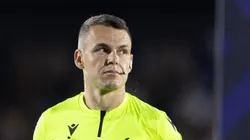 SP - BRAGANCA PAULISTA - 17/04/2024 - BRASILEIRO A 2024, BRAGANTINO X VASCO - O arbitro Paulo Cesar Zanovelli da Silva durante partida entre Bragantino e Vasco no estadio Nabi Abi Chedid pelo campeonato Brasileiro A 2024.